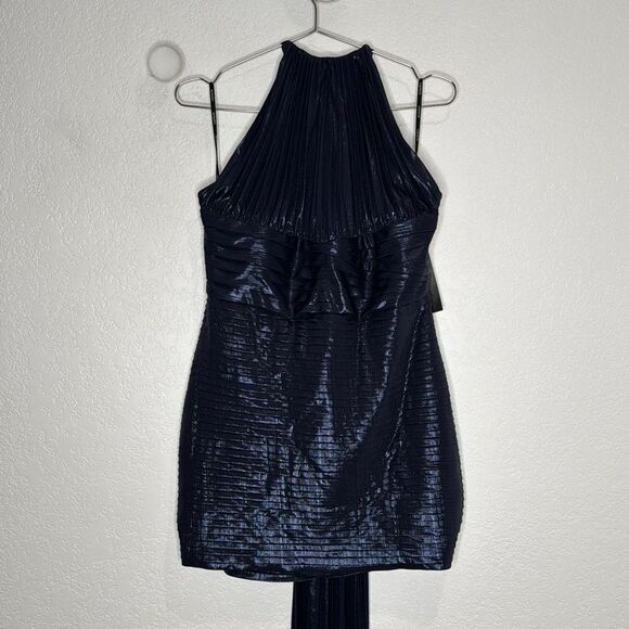 NWT Retrofête Ashley Mini Convertible Dress Navy Ink XL Revolve - Picture 2 of 16